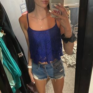 Love culture blue tank